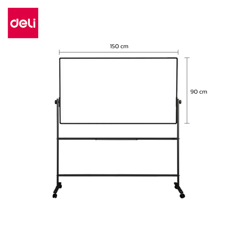 กระดานไวท์บอร์ด DELI E7883-SL-01 ขนาด 90 X 150 CM_5
